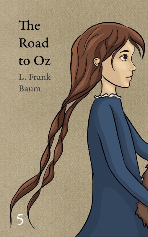 The cover of OZ book 5 showing Dorothy